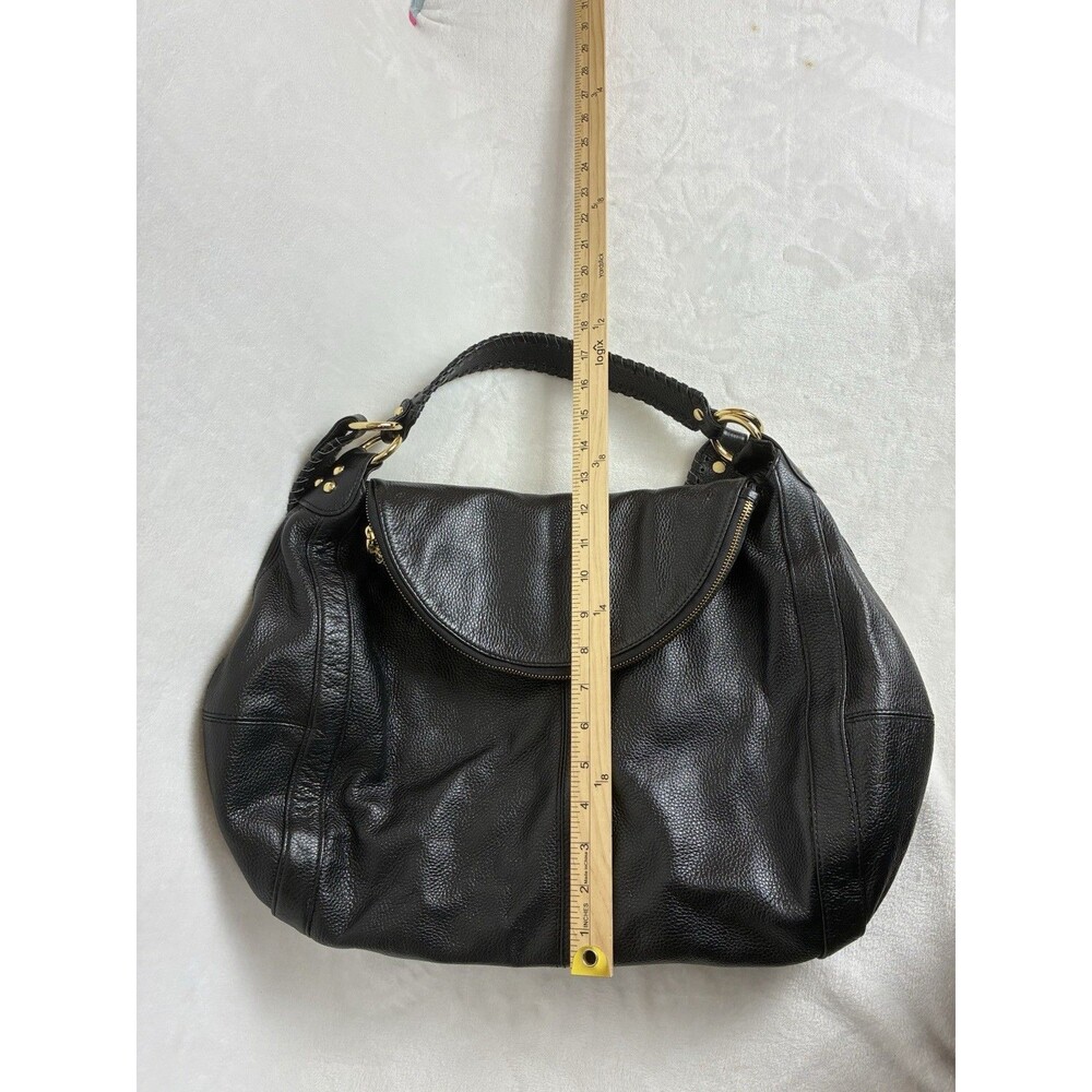 Onna Ehrlich Rachel Hobo Bag Black Pebble Leather Tassle Designer Dust Bag - Picture 8 of 13